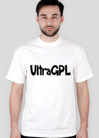 (T-Shirt damsko, męski)-z napisem UltraGPL