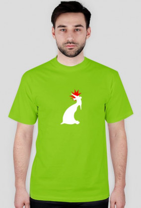 kozioł punk - man standard white symbol