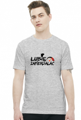 Lubię zapierdalać - męska koszulka motocyklowa