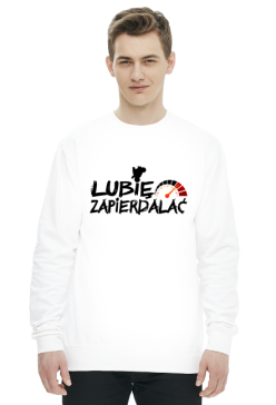 Lubię zapierdalać - męska bluza motocyklowa