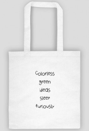 Colorless green ideas torba