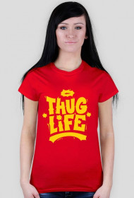 thug life lejdi in red