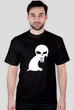 kozioł punisher - man standard biały symbol