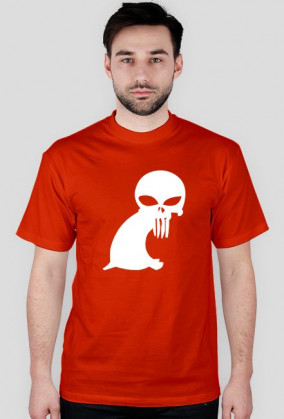 kozioł punisher - man standard biały symbol