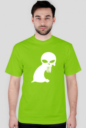 kozioł punisher - man standard biały symbol