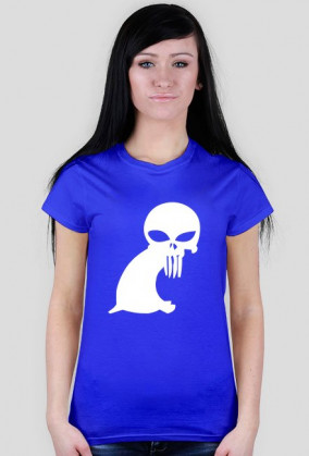 kozioł punisher - woman standard biały symbol
