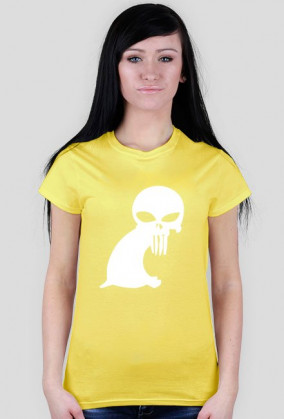 kozioł punisher - woman standard biały symbol