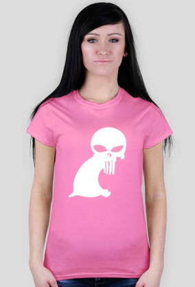 kozioł punisher - woman standard biały symbol