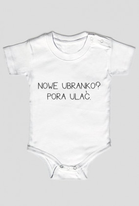 Nowe ubranko? Pora ulać.