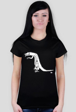 krokodyl na zakupach - t-shirt damski