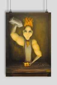 Plakat Kowal/Poster Blacksmith