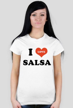 I Love SALSA Biała Damska