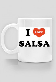 I Love SALSA - kubek biały