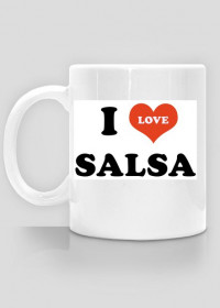 I Love SALSA - kubek biały