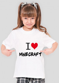 (damsko, męska)-kocham minecraft