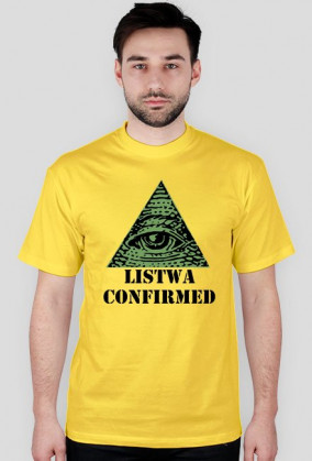 Koszulka męska LISTWeAr Listwa Confirmed