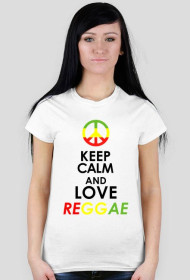 Reggae - Keep Calm and love REGGAE damska