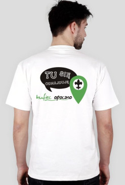 T-shirt Tu się odnajduję