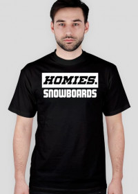 T-shirt HOMIES. SNOWBOARDS blk