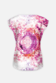 Ganja Girl v2 pink - koszulka damska