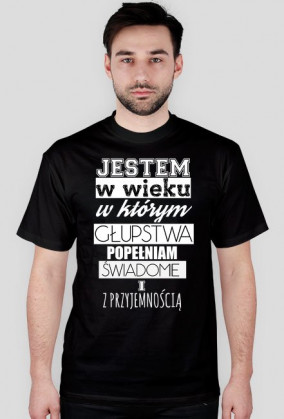 Koszulka głupstwa dla Niego