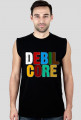 Koszulka Debilcore bez rękawów- czarna