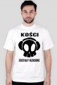 Biały męski T-shirt Hudini Kości Zostały Rzucone