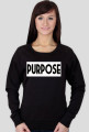 Bluza z napisem Purpose