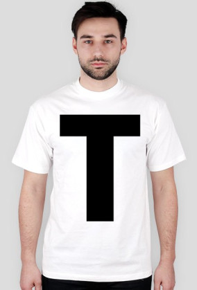 T-shirt z literą T