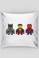 Poszewka na poduszkę "Pixel heroes"