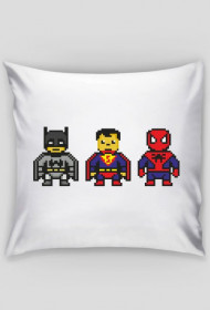 Poszewka na poduszkę "Pixel heroes"