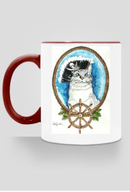 Kot pirat kubek klasyczny