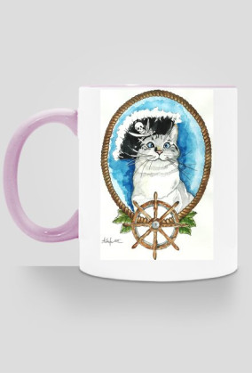 Kot pirat kubek klasyczny