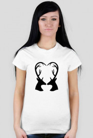 Koszulka Damska Jeleń Serce