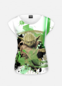 Yoda - koszulka fullprint damska