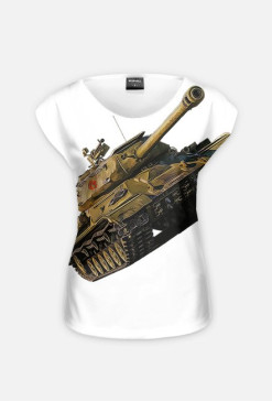 Koszulka damska FullPrint biała IS4 PUNKS OF TANKS