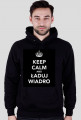 Bluza męska czarna "Keep calm and ładuj wiadro"