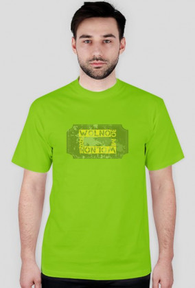 4Biegi prezentuje tshirt - Jezdze wolno bo mi wolno [GREEN]