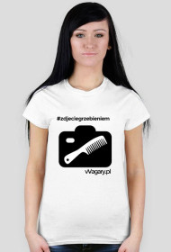 Koszulka damska #zdjeciegrzebieniem 2