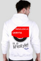 Bluza z kapturem "BMW - is a lifestyle" wszystkie kolory (TYL)