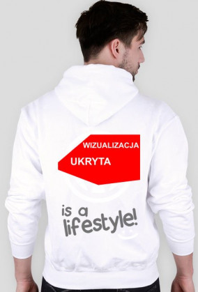 Bluza z kapturem "VAG - is a lifestyle" wszystkie kolory (TYL)