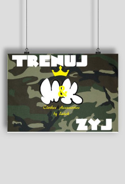 Trenuj i Żyj! Plakat A2