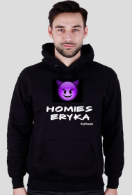 Czarna Bluza z Kapturem OH YEA