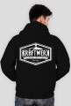 Bluza rozpinana męska czarna KRAFTWERK