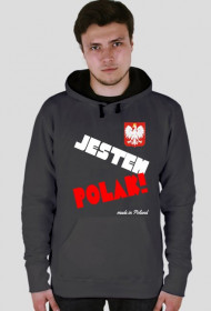 made in Poland Bluza z kapturem