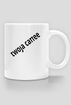 Kubek z zachodem słońca od caffee