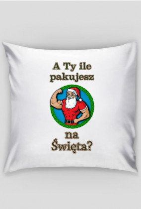 Creativewear Mikołaj Pakuje Poduszka