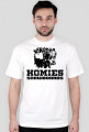 T-shirt HOMIES hood wht