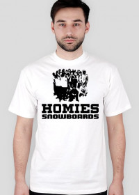 T-shirt HOMIES hood wht
