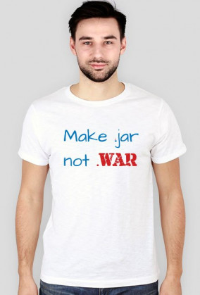 Koszulka programisty Java - make jar not war - slim